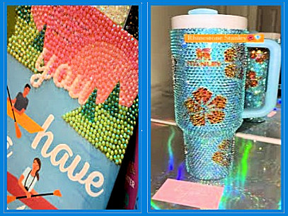craft beads on various products